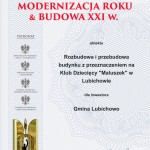 Przejdź do - Otrzymaliśmy nominację do finału konkursu na Modernizację Roku 2020 